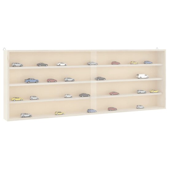 Houten Verzamelvitrine Met Deuren 100X8,5X37 Cm 100 x 8.5 x 37 cm