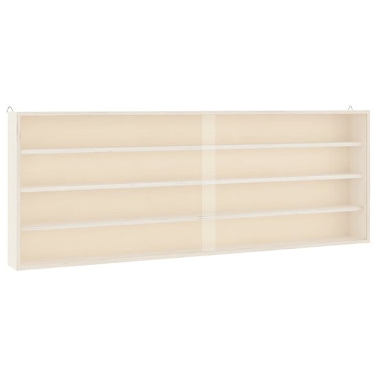 Houten Verzamelvitrine Met Deuren 100X8,5X37 Cm 100 x 8.5 x 37 cm