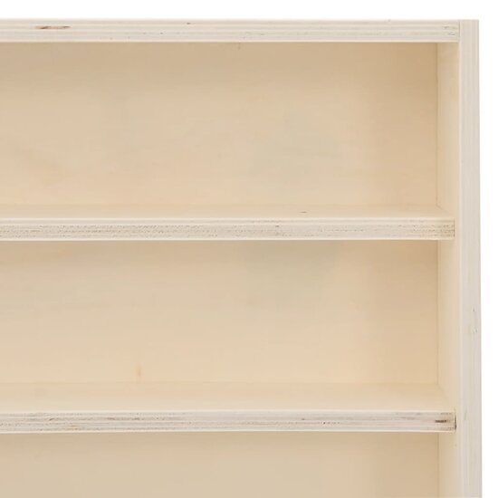 Houten Verzamelvitrine Met 6 Planken 80X8,5X55 Cm 80 x 8.5 x 55 cm