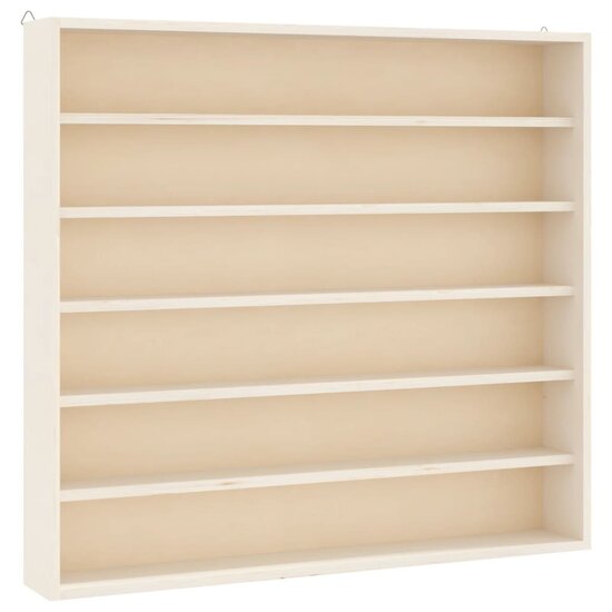 Houten Verzamelvitrine Met 6 Planken 60X8,5X55 Cm 60 x 8.5 x 55 cm