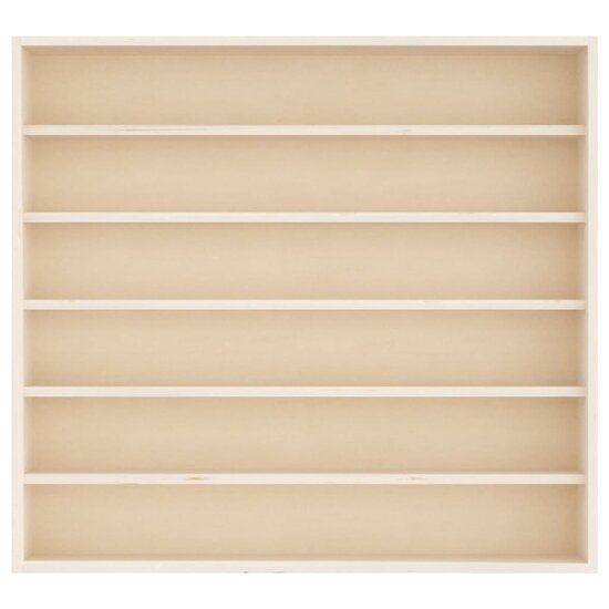 Houten Verzamelvitrine Met 6 Planken 60X8,5X55 Cm 60 x 8.5 x 55 cm