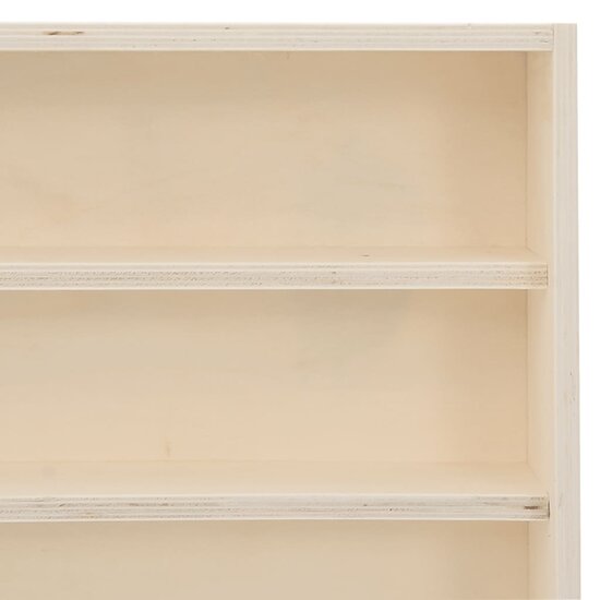Houten Verzamelvitrine Met 6 Planken 60X8,5X55 Cm 60 x 8.5 x 55 cm