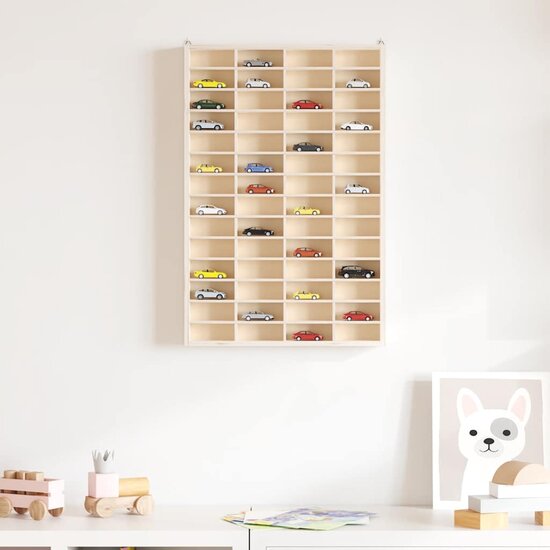 Houten Verzamelvitrine Met 56 Vakken 40X4,5X60 Cm 40 x 4.5 x 60 cm