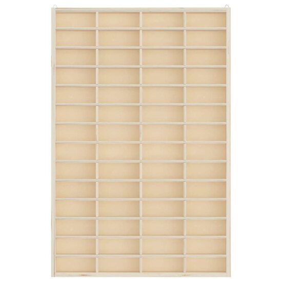 Houten Verzamelvitrine Met 56 Vakken 40X4,5X60 Cm 40 x 4.5 x 60 cm