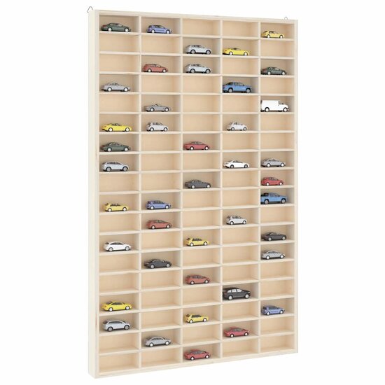 Houten Verzamelvitrine Met 90 Vakken 50,5X4,5X79 Cm 50.5 x 4.5 x 79 cm