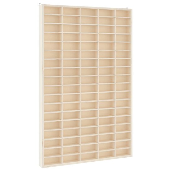 Houten Verzamelvitrine Met 90 Vakken 50,5X4,5X79 Cm 50.5 x 4.5 x 79 cm