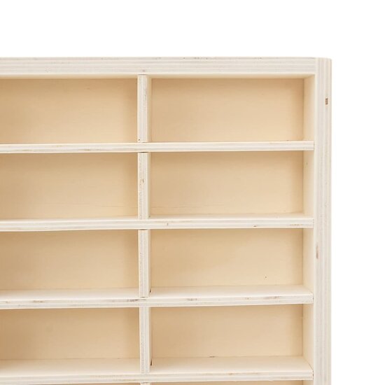 Houten Verzamelvitrine Met 90 Vakken 50,5X4,5X79 Cm 50.5 x 4.5 x 79 cm