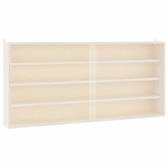 Houten Verzamelvitrine Met Deuren 80X8,5X37 Cm 80 x 8.5 x 37 cm