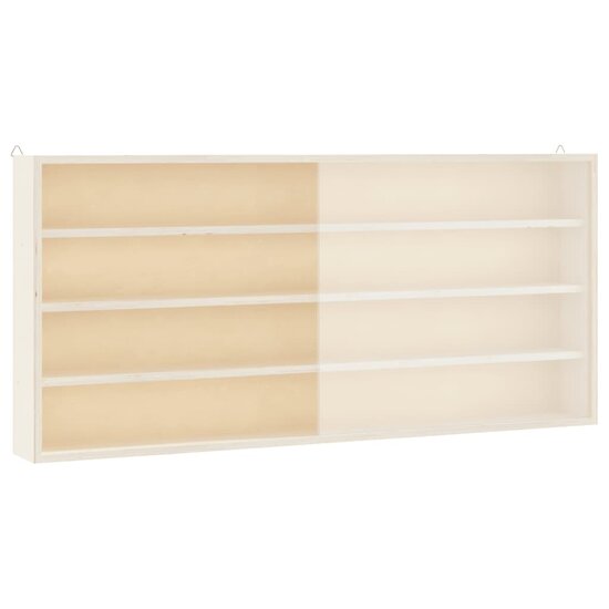 Houten Verzamelvitrine Met Deuren 80X8,5X37 Cm 80 x 8.5 x 37 cm
