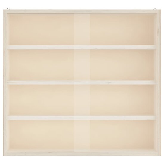 Houten Verzamelvitrine Met Deuren 40X8,5X37 Cm 40 x 8.5 x 37 cm