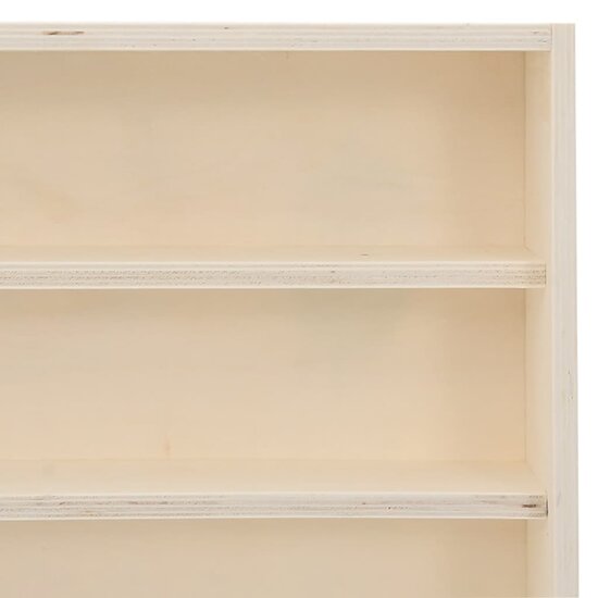 Houten Verzamelvitrine Met 6 Planken 100X8,5X55 Cm 100 x 8.5 x 55 cm