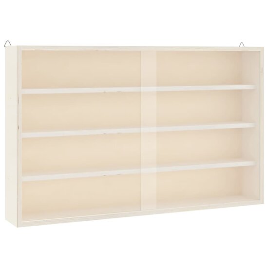 Houten Verzamelvitrine Met Deuren 60X8,5X37 Cm 60 x 8.5 x 37 cm