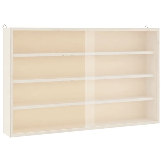 Houten Verzamelvitrine Met Deuren 60X8,5X37 Cm 60 x 8.5 x 37 cm