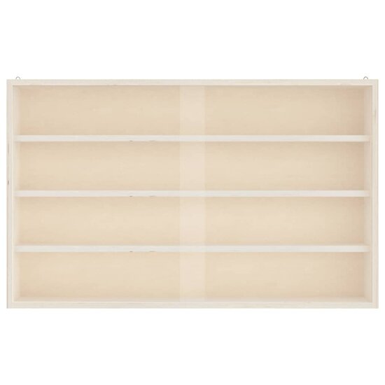 Houten Verzamelvitrine Met Deuren 60X8,5X37 Cm 60 x 8.5 x 37 cm