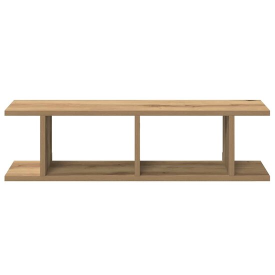 Wandschappen 75X18X20Cm Bewerkt Hout Artisanaal Eikenkleur Artisanaal Eikenkleurig 75 x 18 x 20 cm