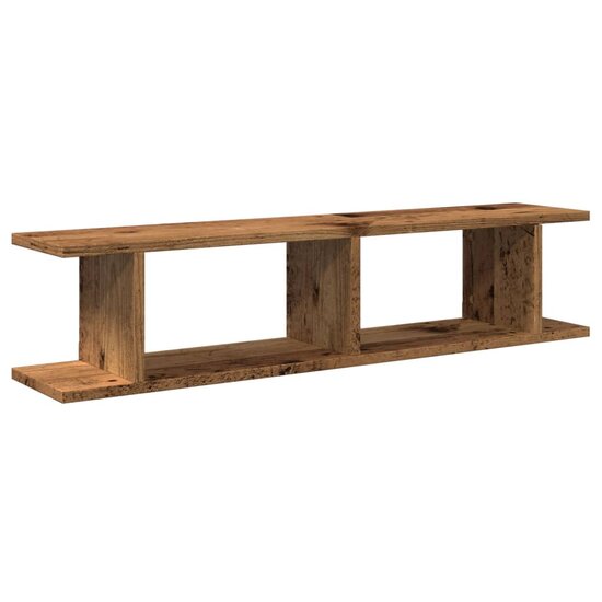 Wandschappen Bewerkt Hout Kleurig Oud Hout 90 x 18 x 20 cm