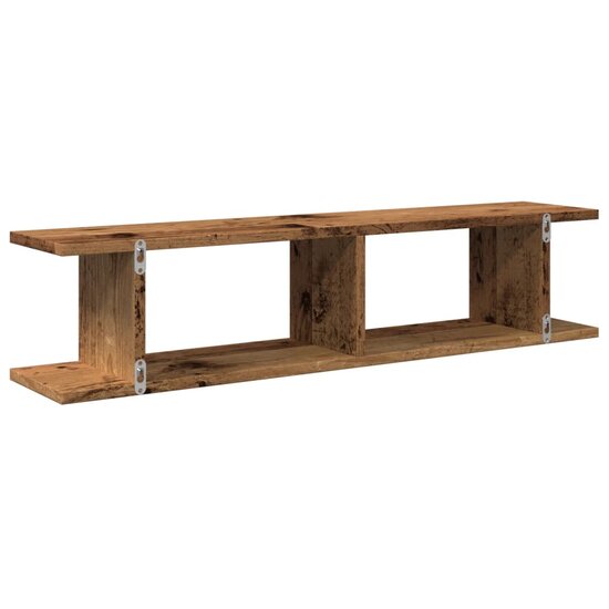 Wandschappen Bewerkt Hout Kleurig Oud Hout 90 x 18 x 20 cm