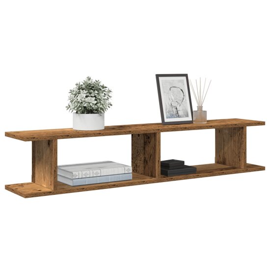 Wandschappen Bewerkt Hout Kleurig Oud Hout 105 x 18 x 20 cm