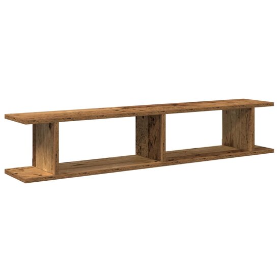 Wandschappen Bewerkt Hout Kleurig Oud Hout 105 x 18 x 20 cm