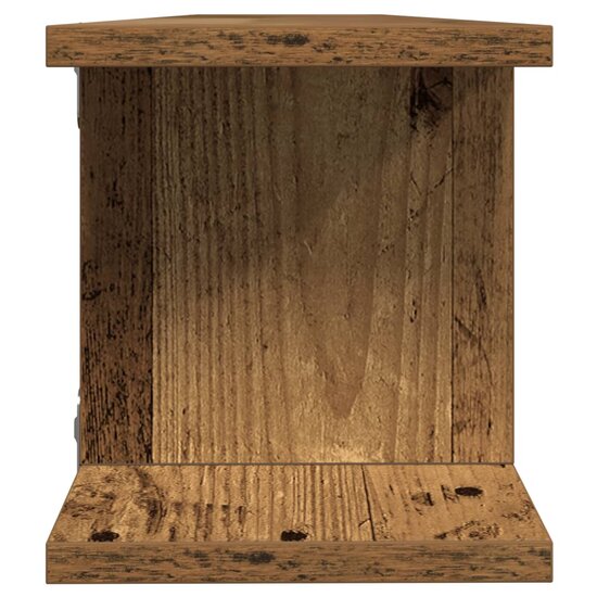 Wandschappen Bewerkt Hout Kleurig Oud Hout 105 x 18 x 20 cm
