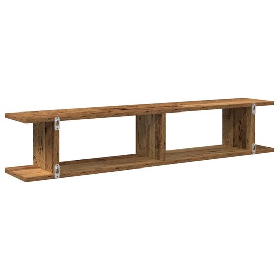 Wandschappen Bewerkt Hout Kleurig Oud Hout 105 x 18 x 20 cm