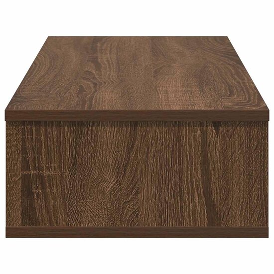 Wandschap Met Lades Bewerkt Hout Ig 80 x 31 x 17 cm bruin eikenkleur