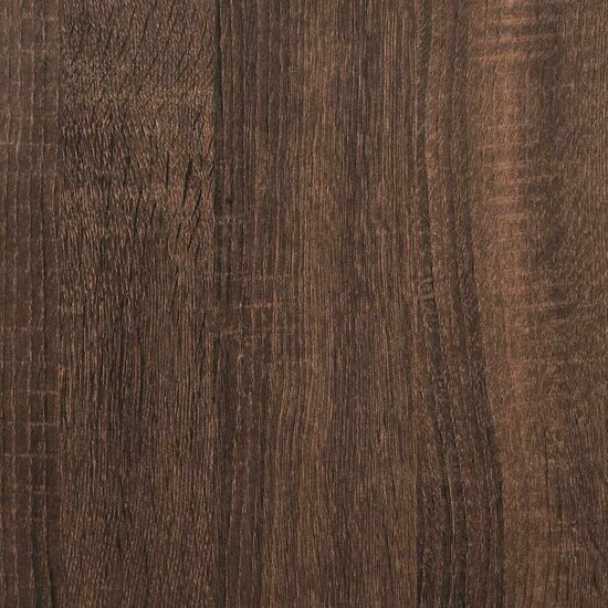 Wandschap Met Lades Bewerkt Hout Ig 80 x 31 x 17 cm bruin eikenkleur