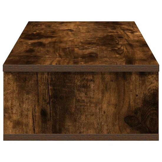 Wandschap Met Lades Bewerkt Hout Kleur 80 x 31 x 17 cm Gerookt eiken