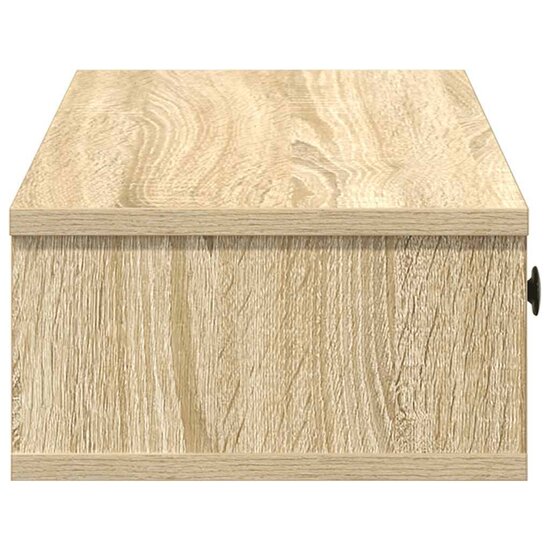 Wandschap Met Lades 100X37,5X19 Cm Bewerkt Hout 100 x 34 x 19 cm Sonoma eiken