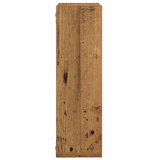 Wandschappen Kubus 50X15X50 Cm Bewerkt Hout Kleur Oud hout
