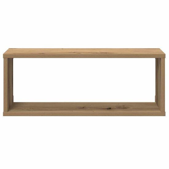 Wandschappen Kubus Hout Artisanaal Eiken Artisanaal Eikenkleurig 4 60 x 15 x 23 cm