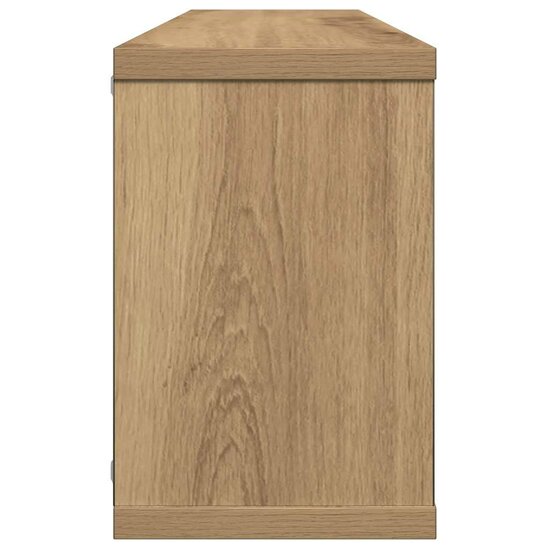 Wandschappen Kubus Hout Artisanaal Eiken Artisanaal Eikenkleurig 4 60 x 15 x 23 cm