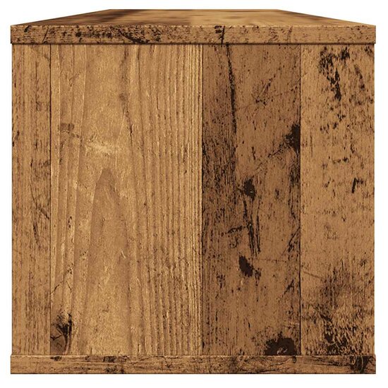 Wandkast 101X30X29 Cm Bewerkt Hout Kleurig Oud hout
