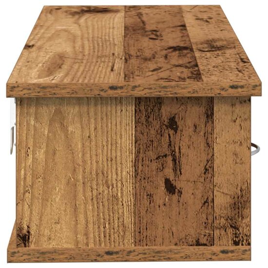 Wandkast 60X26X18,5 Cm Bewerkt Hout Kleurig Oud hout