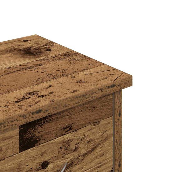 Wandkast 60X26X18,5 Cm Bewerkt Hout Kleurig Oud hout