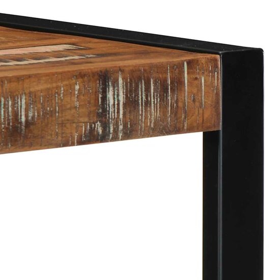 Wandschap 35X35X100 Cm Meerkleurig massief gerecycled hout
