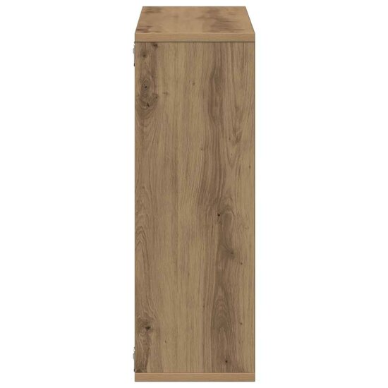 Wandschap 104X20X58,5 Cm Bewerkt Hout artisanaal eikenkleurig
