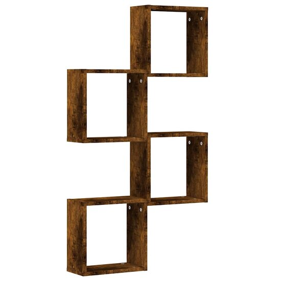 Wandrekken Kubus 30X15X30 Cm 4 Gerookt eiken