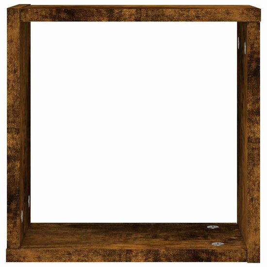 Wandrekken Kubus 30X15X30 Cm 4 Gerookt eiken