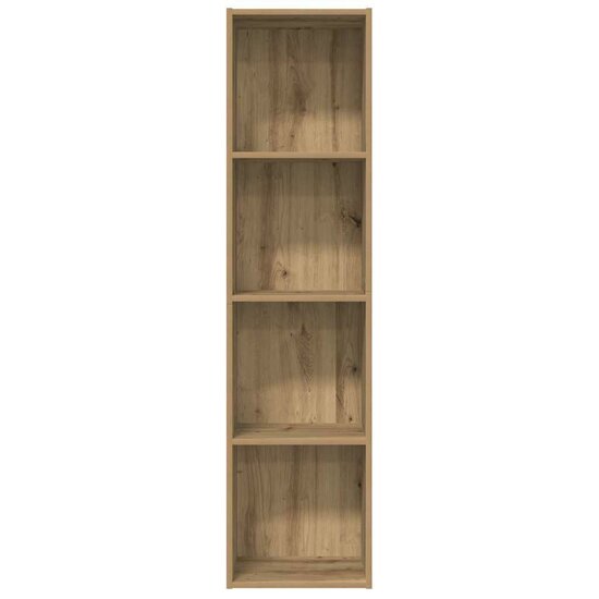 Boekenkast/Tv-Meubel 36X30X143Cm Bewerkt Hout Kleurig Oud hout