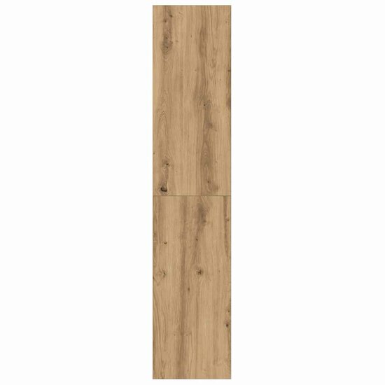 Boekenkast/Tv-Meubel 36X30X143Cm Bewerkt Hout Kleurig Oud hout