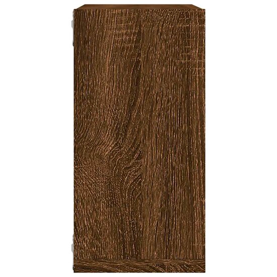 Wandschappen Kubus 30X15X30 Cm Sonoma Ig 6 bruin eikenkleur