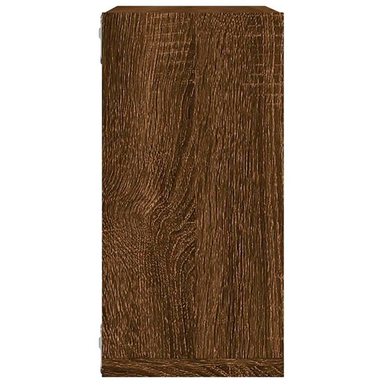 Wandrekken Kubus 30X15X30 Cm Gerookt Bruin Eiken 2 bruin eikenkleur