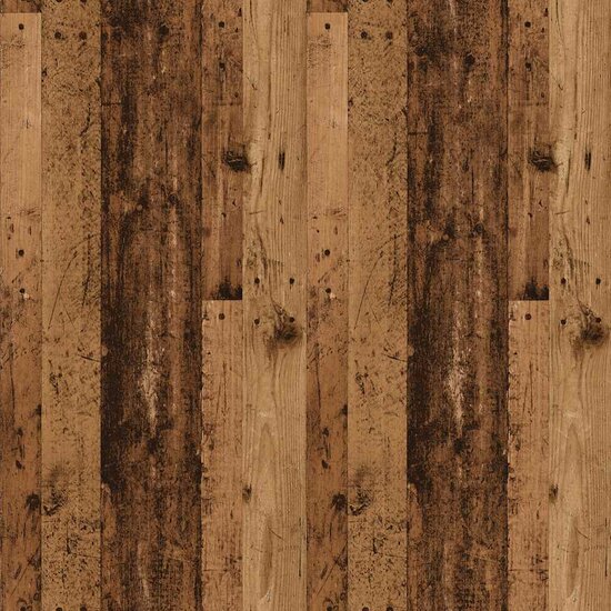 Cd-Wandschap 75X18X18 Cm Bewerkt Hout Kleurig Oud hout