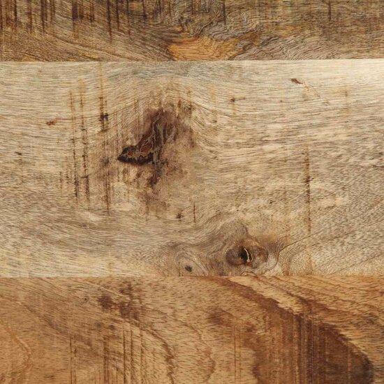 Kledingrek 80X40X190 Cm Massief Ruw Hout Mango Bruin