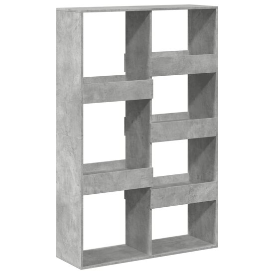 Kamerscherm 100X33X155,5 Cm Bewerkt Hout 155.5 cm Betongrijs