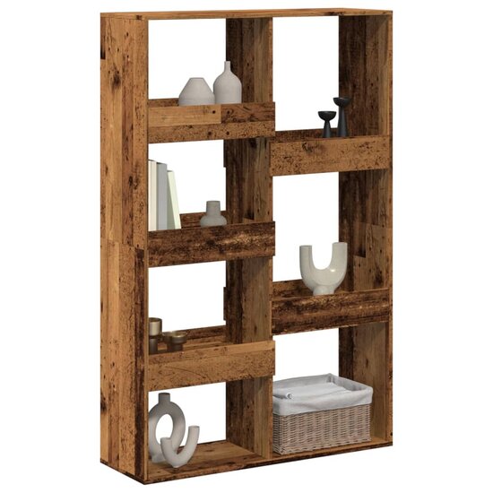 Kamerscherm 100X33X155,5 Cm Bewerkt Hout Kleurig 155.5 cm Oud hout