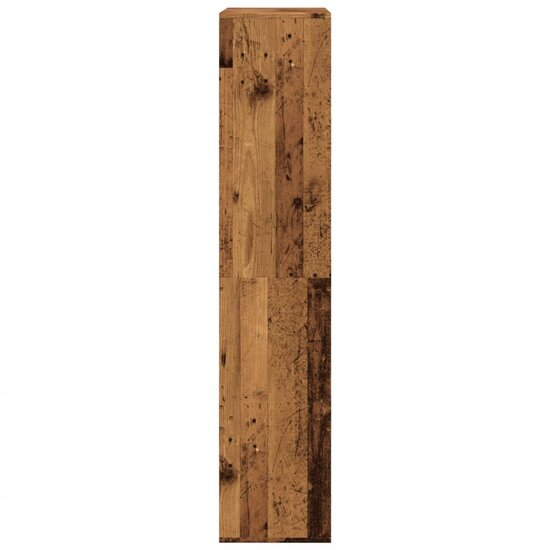 Kamerscherm 100X33X155,5 Cm Bewerkt Hout Kleurig 155.5 cm Oud hout