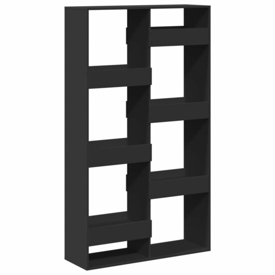 Kamerscherm 100X33X Bewerkt Hout 175 cm Zwart