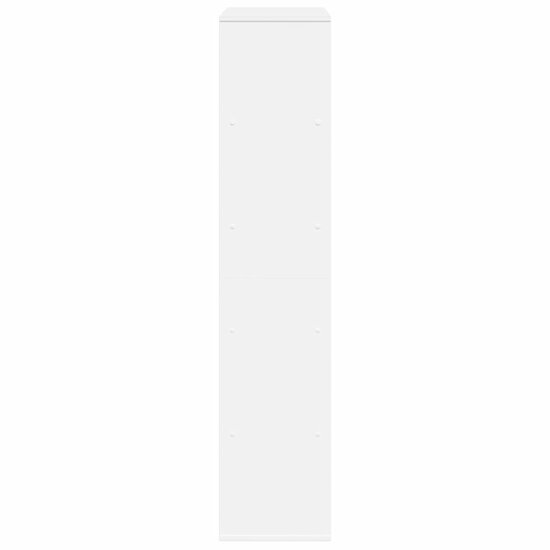 Kamerscherm 100X33X156,5 Cm Bewerkt Hout 156.5 cm Wit